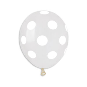 AS50: #000 Clear/White Polka Dot 921304