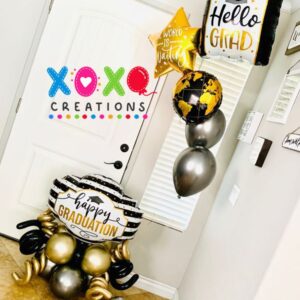 Happy grad balloon bouquet