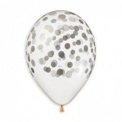 GS120: #000 Crystal Clear Silver Confetti 924626