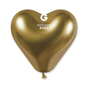 CRB120: #088 Shiny Gold heart shape 198850