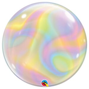 22″ BUBBLE IRIDESCENT SWIRLS