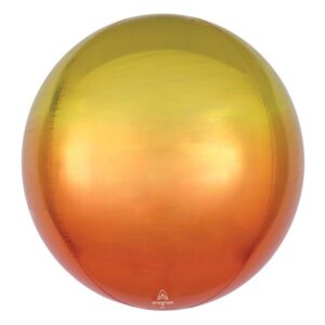 16″PKG YELLOW ORANGE OMBRE ORBZ