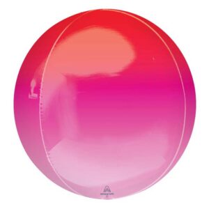 16″PKG RED PINK OMBRE ORBZ