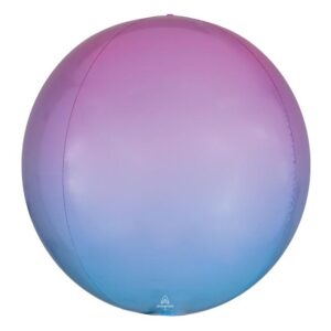 16″PKG PASTEL PINK AND BLUE OMBRE ORBZ
