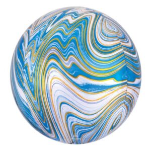 16″ PKG BLUE MARBLEZ ORBZ