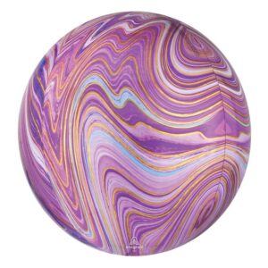 16″ PKG PURPLE MARBLEZ ORBZ