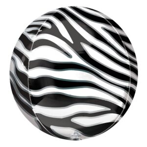 16″PKG ORBZ ZEBRA ANIMALZ
