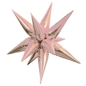 40” 12 POINT JUMBO STAR-BURST – ROSE GOLD (AIR-FILL ONLY)