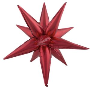 40” 12 POINT JUMBO STAR-BURST – RED (AIR-FILL ONLY)